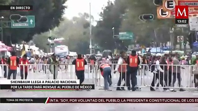 Simpatizantes llegan al Zócalo de CdMx para festejar toma de protesta de Claudia Sheinbaum