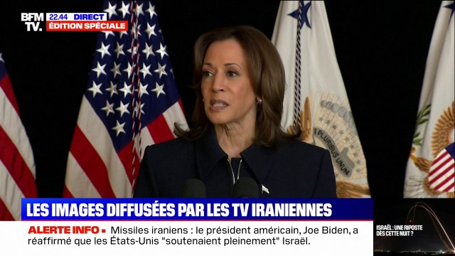 Kamala Harris: Nous n'hésiterons pas à agir pour défendre les forces américaines et nos intérêts contre l'Iran et les terroristes qu'il soutient