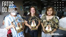 Selos da Fé: assinantes e leitores de O Liberal recebem imagem de Nossa Senhora de Nazaré