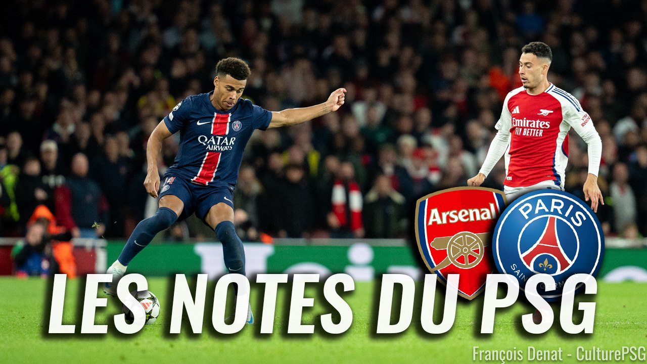 Arsenal/PSG (2-0) : les notes des Parisiens