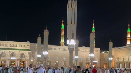 Masjid E Nabvi At Night #SaudiArabia