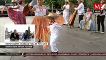 Así fue la llegada de Claudia Sheinbaum a Palacio Nacional