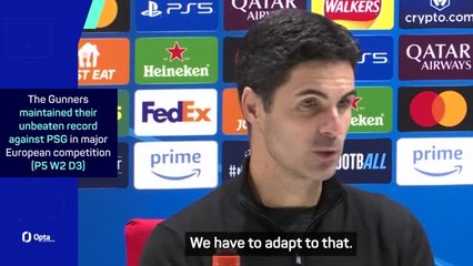 Arteta proud Arsenal are proving they can mix it with Europe's elite