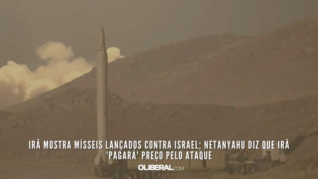 Irã mostra mísseis lançados contra Israel; Netanyahu diz que Irã 'pagará' preço pelo ataque