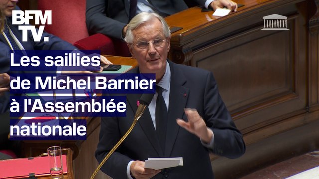 Plus vous serez agressive, plus je serai respectueux : Les saillies de Michel Barnier en réponse aux chefs de groupes parlementaires à l'Assemblée nationale