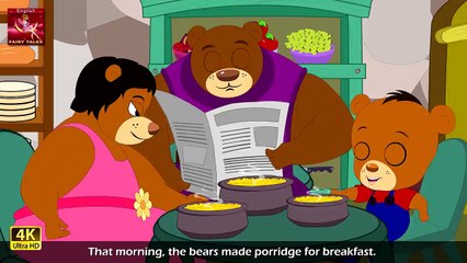 Goldilocks and the Three Bears in English