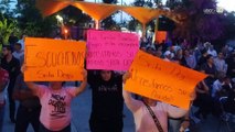 Familiares de ocotlenses desaparecidos en Michoacán piden ayuda en toma de protesta de alcaldesa