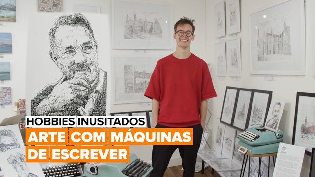 Hobbies Inusitados: Arte com máquinas de escrever