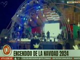 Familias del estado Zulia disfrutan de concierto en el encendido de la Navidad 2024