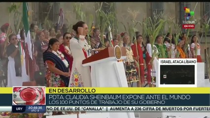 Pdta. Claudia Sheinbaum se compromete con el pueblo mexicano