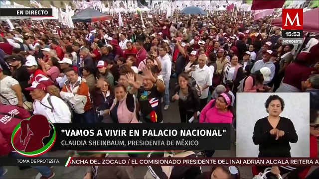 Claudia Sheinbaum reitera su compromiso con el país tras tomar protesta como presidenta