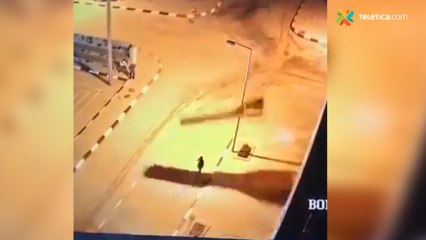 tn7-Video- Fragmento de misil iraní le cae encima a un palestino y lo mata en Jericó-011024