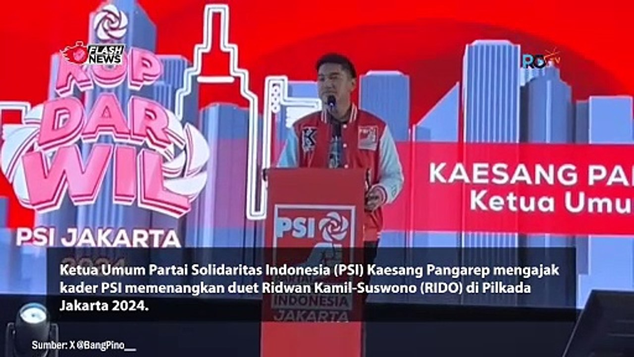 Kaesang Mau Kasih Private Jet Buat Kader PSI Yang Memenangkan RK-SUSWONO