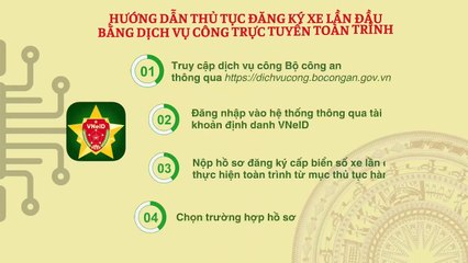 Dang ky xe, cap bien so xe lan dau toan trinh