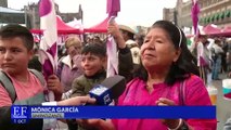 Senovia Hernández de 73 años confía en Sheinbaum para que mejore la calidad de vida de los mexicanos