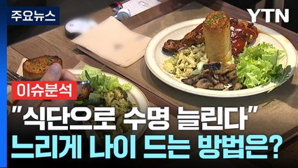 [뉴스나우] "식단으로 수명 늘린다"...떠오르는 저속 노화 방법은? / YTN