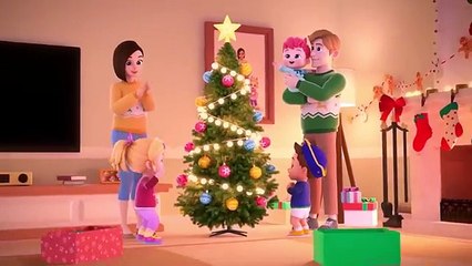 Which color is the santa hat? bebefinn nursery rhymes | learn color names