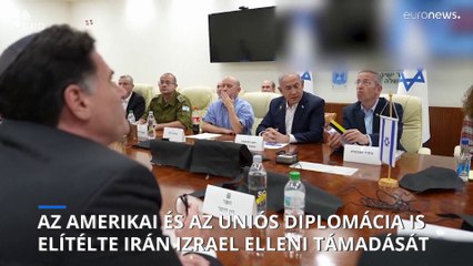 Netanjahu kemény választ ígér Iránnak a kedd esti rakétatámadásért