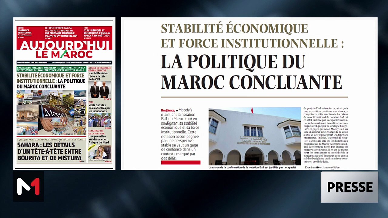 Revue de presse - 01/10/2024