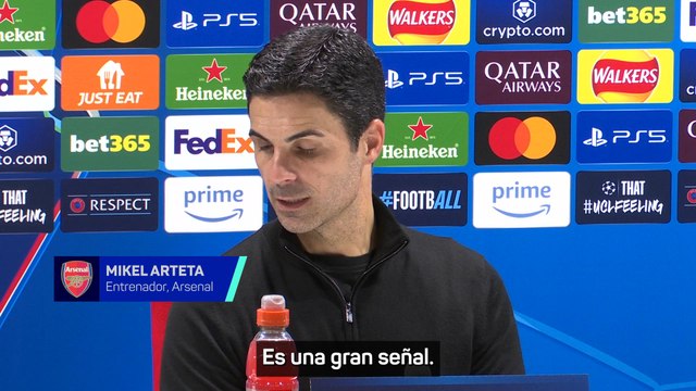 Mikel Arteta valora el debut de Mikel Merino con el Arsenal