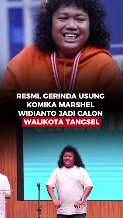 Resmi, Gerindra Usung Komika Marshel Widianto Jadi Calon Wakil Walikota ...