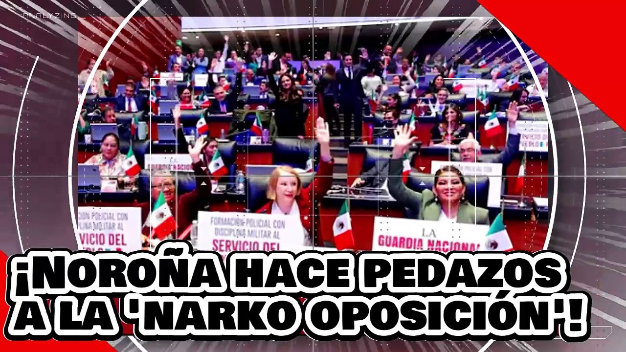 ¡VE! ¡Noroña hace pedazos a la narko oposición por atacar hasta el final le gestión de AMLO!