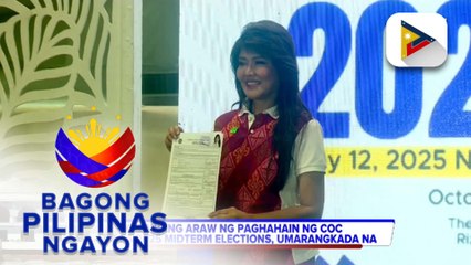 Ikalawang araw ng paghain ng COC para sa 2025 midterm elections, umarangkada na.