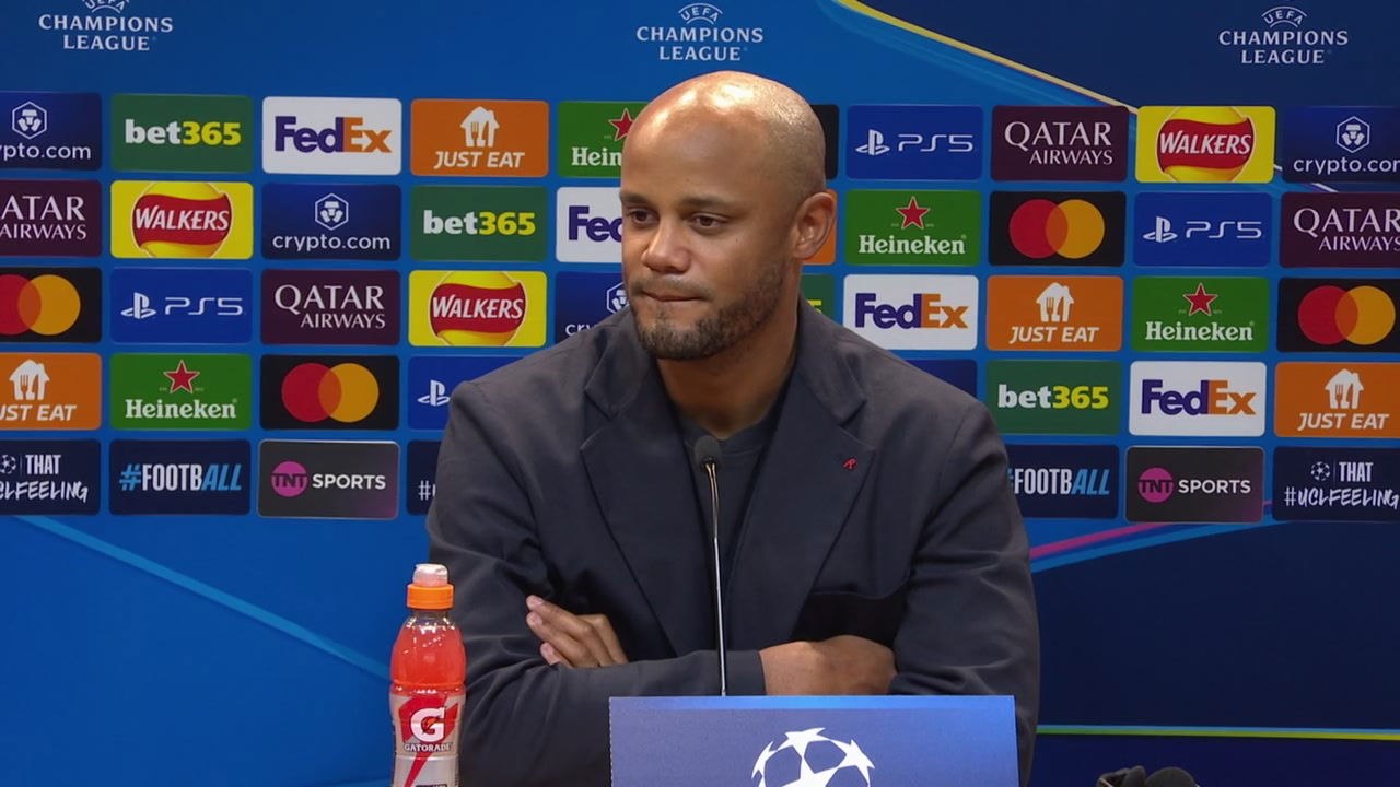 Serge Gnabry and Vincent Kompany preview Villa - Bayern