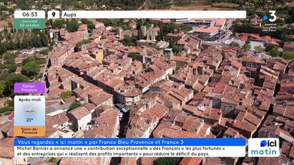 02/10/2024 - ICI Matin France Bleu Provence en vidéo