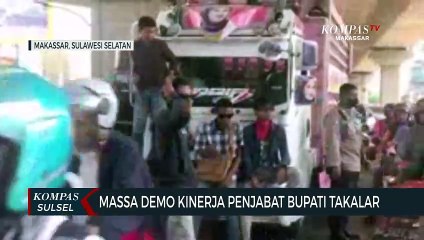 Massa Demo Kinerja Penjabat Bupati Takalar