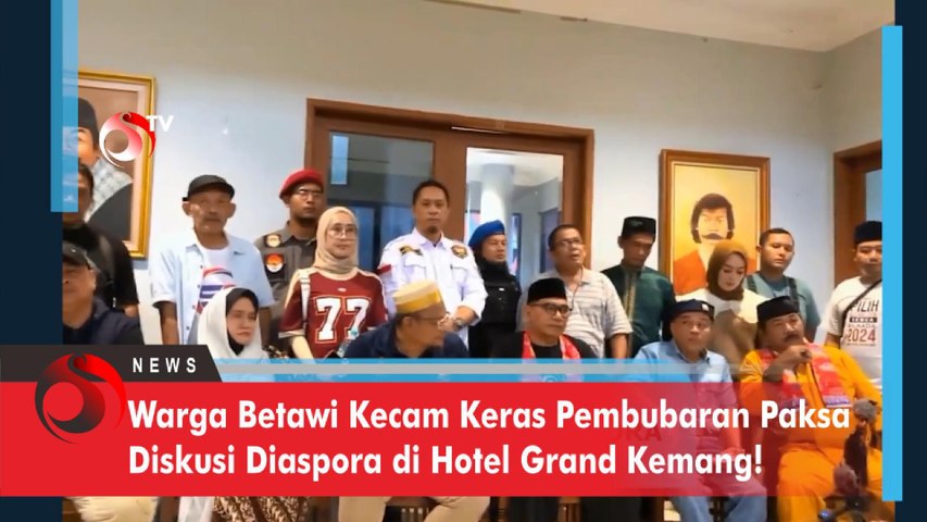 Warga Betawi Kecam Keras Pembubaran Paksa Diskusi Diaspora di Hotel Grand Kemang!