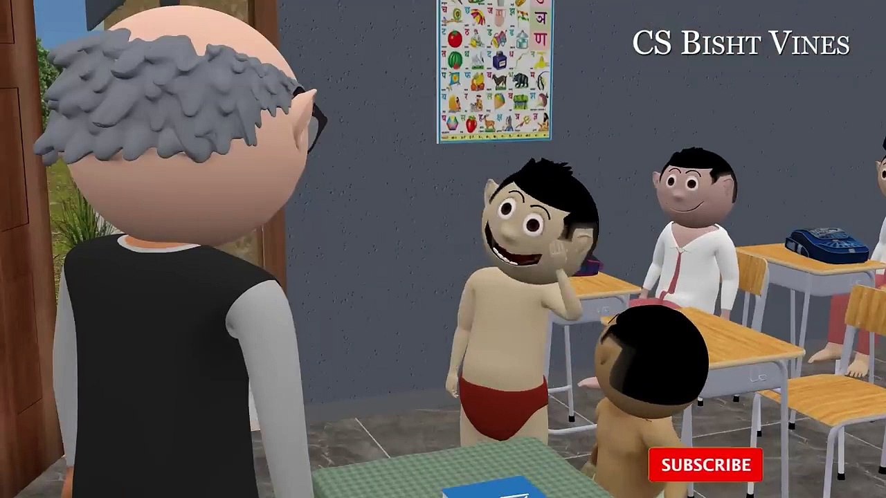PAAGAL BETA 45 _ Jokes _ CS Bisht Vines _ Desi Comedy Video _ School Classro_HD