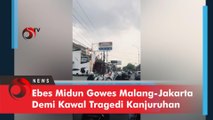Ebes Midun Gowes Malang-Jakarta Demi Kawal Tragedi Kanjuruhan