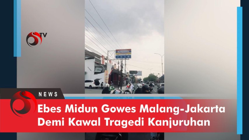 Ebes Midun Gowes Malang-Jakarta Demi Kawal Tragedi Kanjuruhan
