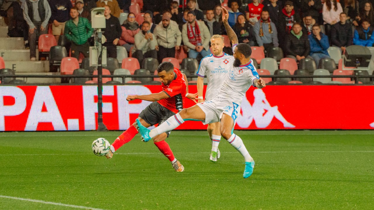 La réaction de Rayan Ghrieb après EAG - Caen (3-1)