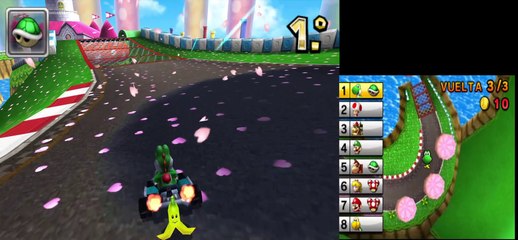 MATANDO EL TIEMPO CON MARIO KART 7. COPA FLOR 50CC. GAMEPLAY EN ESPAÑOL. #2.