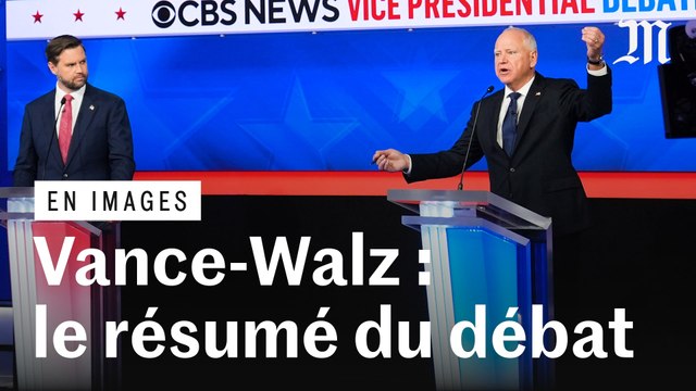 Le résumé du débat entre J. D. Vance et Tim Walz, candidats à la vice-présidence américaine