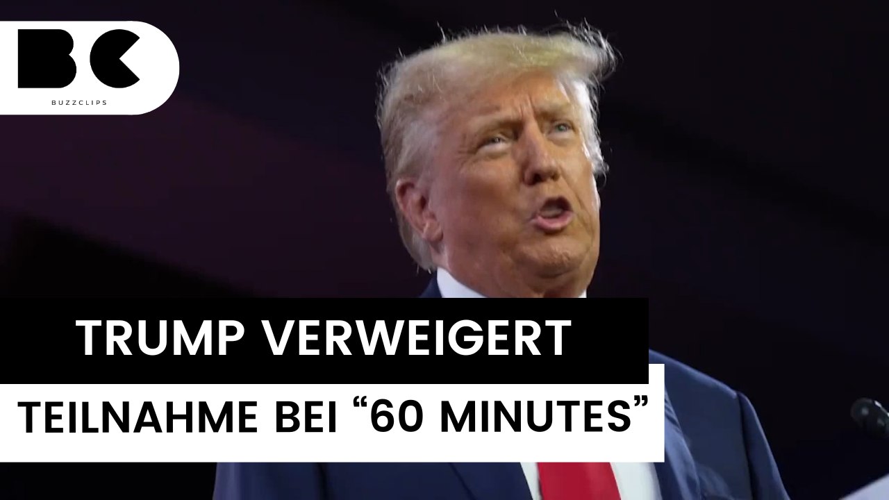 Trump will nicht an "60 Minutes"-Sendung teilnehmen