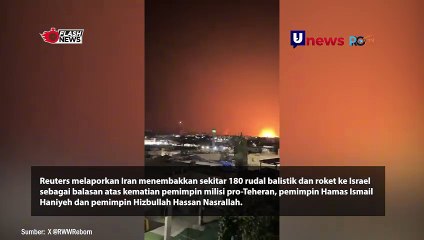 Ratusan Rudal Iran Gempur Israel