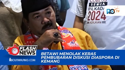 WARGA BETAWI ANGKAT SUARA MENENTANG TINDAKAN PEMBUBARAN DISKUSI DIASPORA DI KEMANG