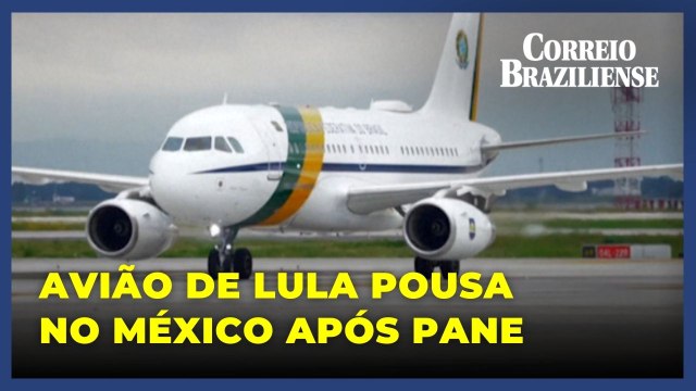 Avião de Lula pousa no México após 4h voando em círculos devido a problema