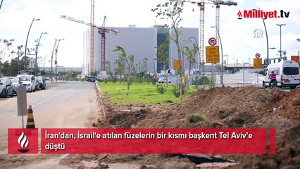 İran'dan, İsrail'e atılan füzelerin bir kısmı başkent Tel Aviv’e düştü