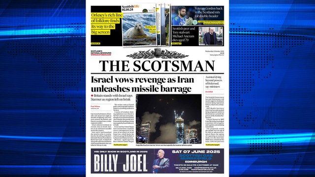 The Scotsman Bulletin Wednesday October 02 2024 #BAFTAS