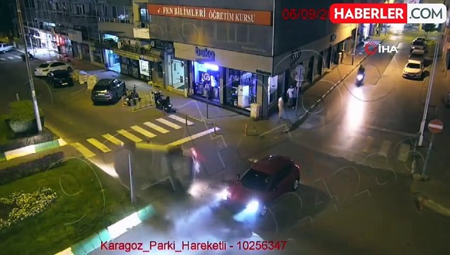 Kırklareli'nde Motosiklet Sürücüsü Otomobille Çarpıştı, Havaya Uçtu