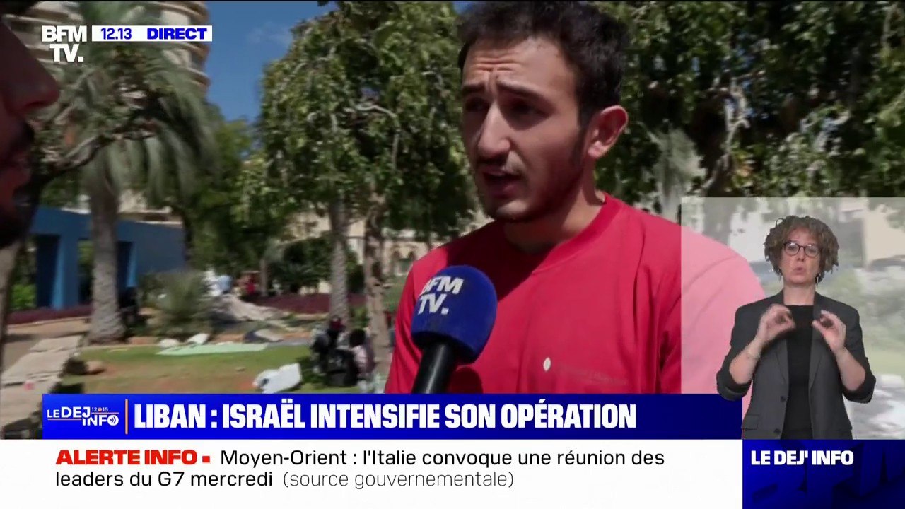 "J'ai peur que la situation s'empire": l'inquiétude d'un habitant de Beyrouth après l'intensification des frappes israéliennes