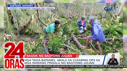 Mahigit P600M ang halaga ng pinsala ng Bagyong Julian sa Batanes | 24 Oras
