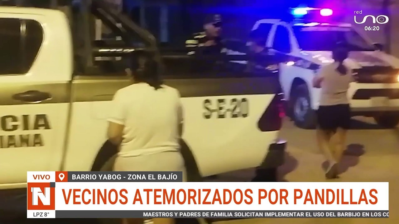 SCZ pandillas se enfrentan en un barrio de Sant...