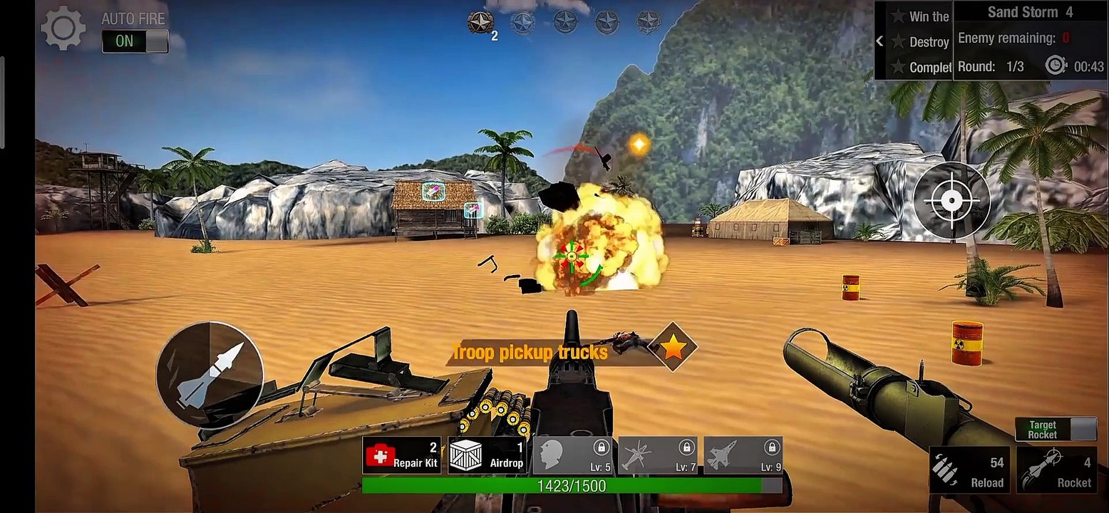 World War Game Play || Sand Storm 4 || Level 4 || Gaming Yard 0.1 #Gameplay #trending #viral #games #warzone