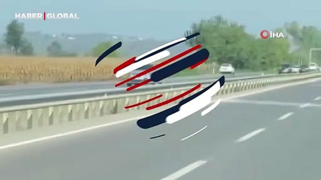 D-650'de tehlike anları! Uyarılara aldırış etmeden devam etti