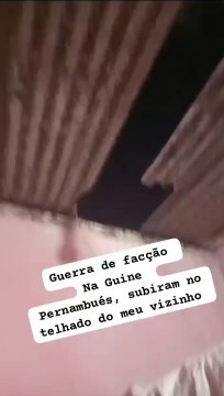 Moradores registram troca de tiros entre grupos criminosos rivais em Pernambués